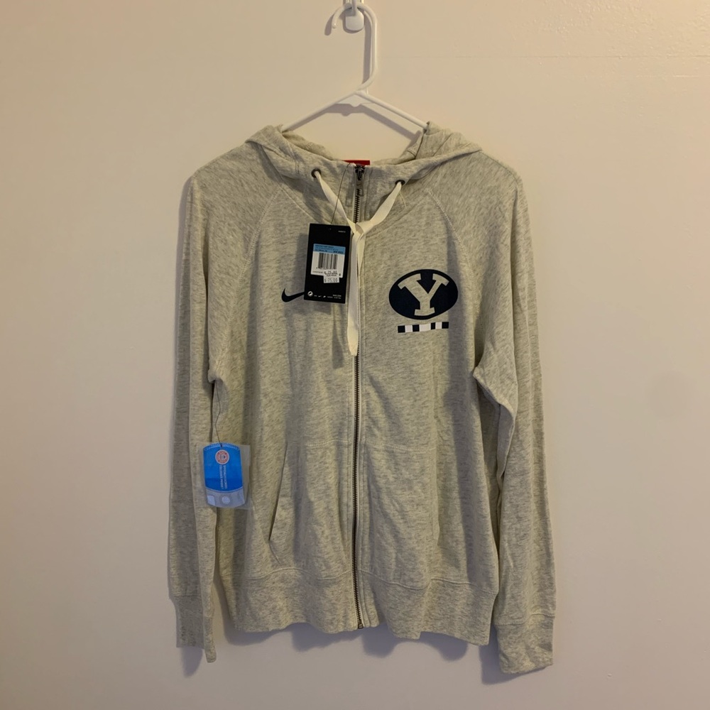 nike BYU zip up